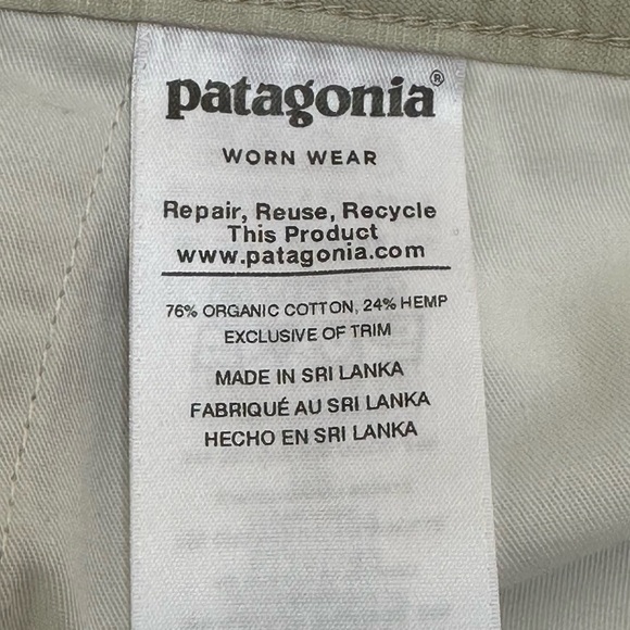 Patagonia Men’s Chino Shorts Sz 36 Beige - Picture 6 of 6